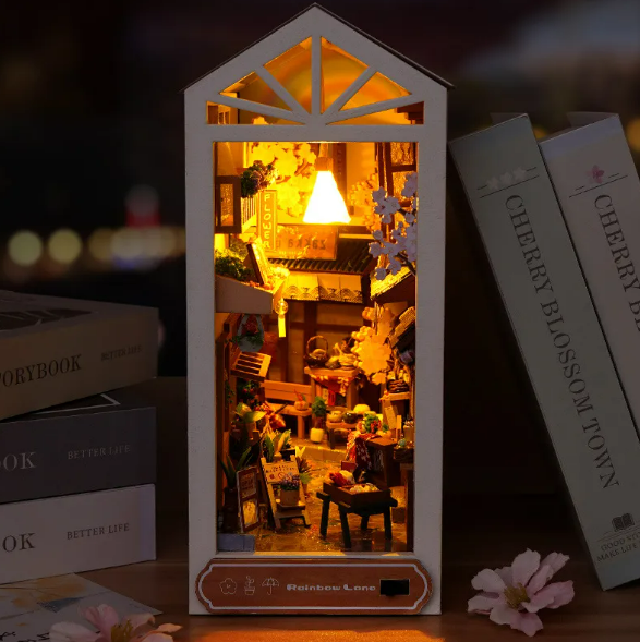 DIY Cottage Book Stand | 3D Bookish Display Project