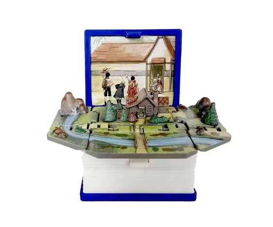 Pop-Up Book Keychain | Fun Novelty Book Lover Accessory