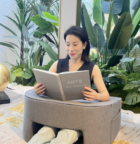 Reading Pillow with Storage | Cozy Bed Backrest