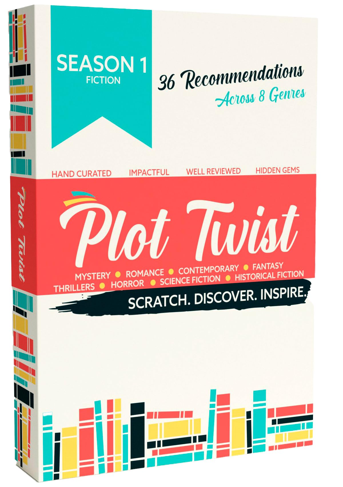 Book Recommendation Cards | 36 Scratch-Off Reading Challenges
