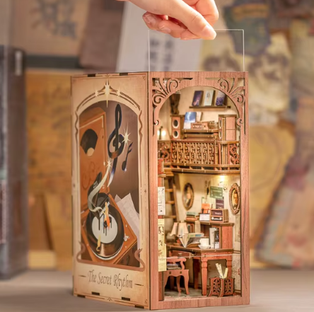 3D Book Stand Puzzle | Wooden DIY Reading Display