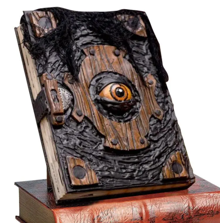 Horror Book Decor | Gothic Creepy Reading Room Accent