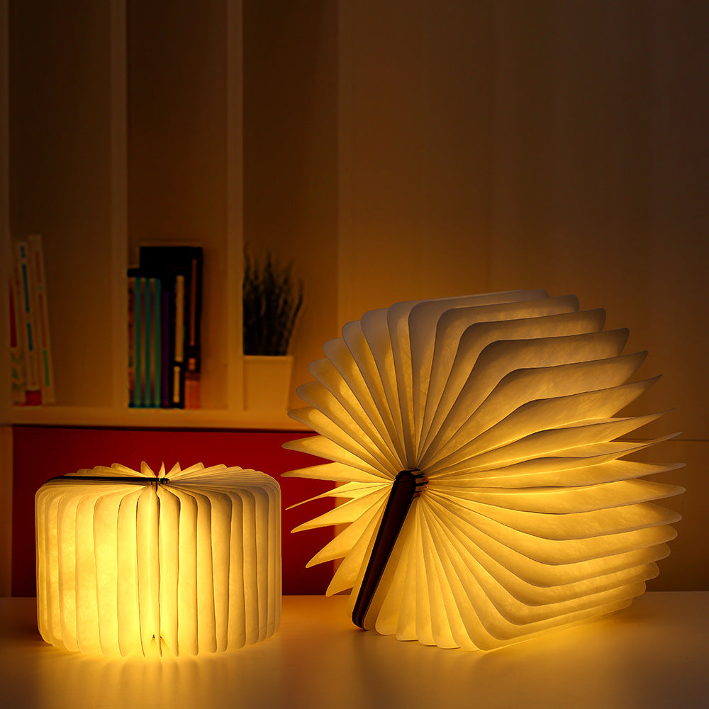 Foldable Book Lamp | Portable Book-Shaped Reading Light