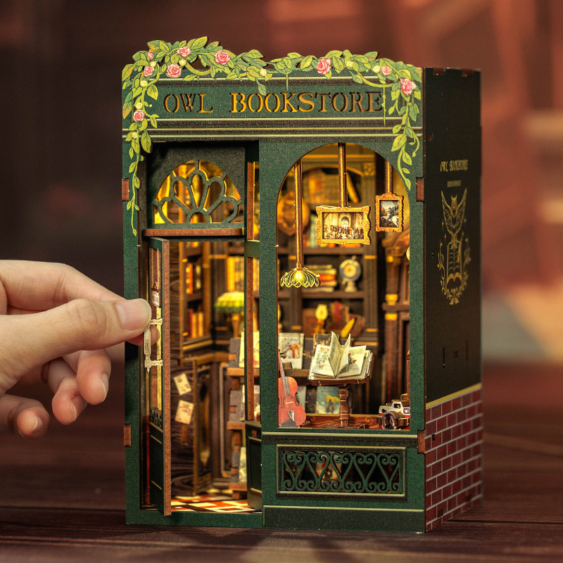 Miniature DIY Cottage Book Stand | Bookish Craft Project