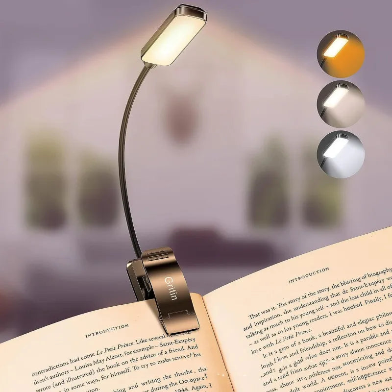 Rechargeable LED Book Light | Portable Reading Lamp