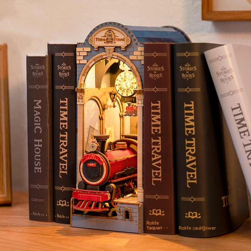DIY Dollhouse Book Nook | Miniature 3D Bookshelf Project
