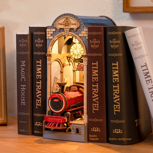 DIY Dollhouse Book Nook | Miniature 3D Bookshelf Project