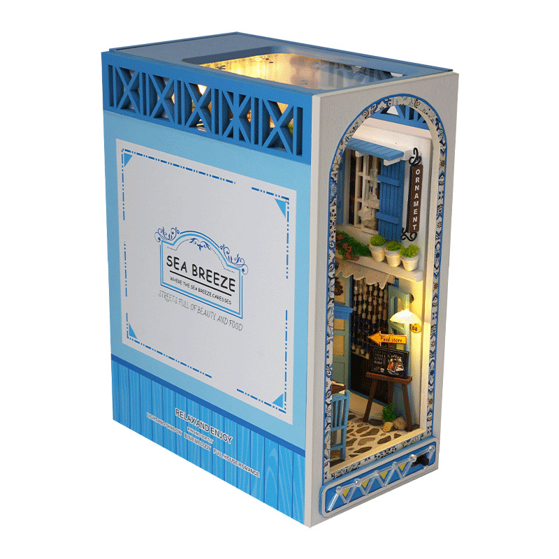 Handmade 3D Book Stand Model | Unique Bookshelf Display