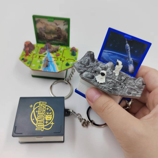 Pop-Up Book Keychain | Fun Novelty Book Lover Accessory