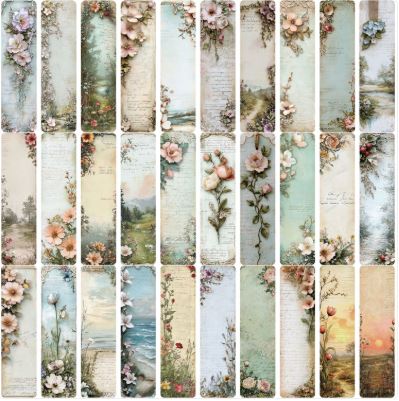 30-Piece Bookmark Set | Retro Book Lover Accessories