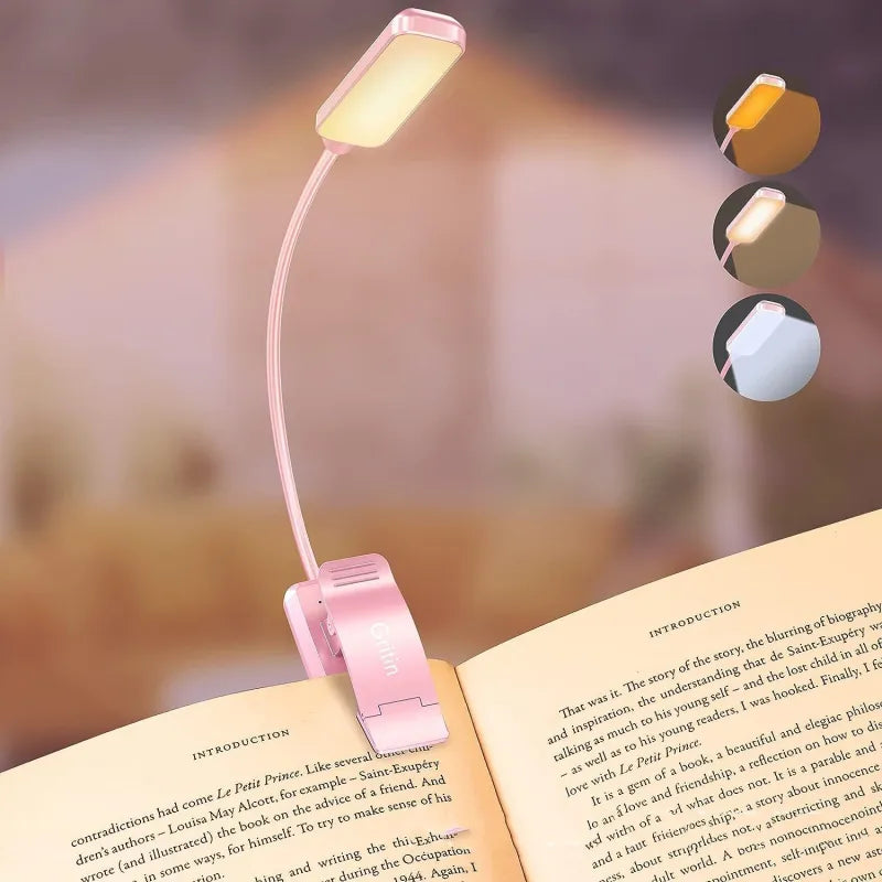 Rechargeable LED Book Light | Portable Reading Lamp