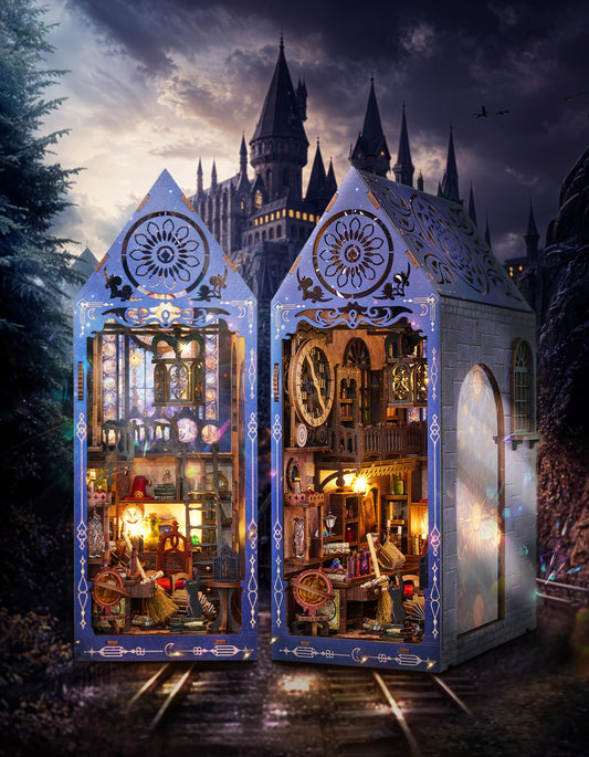 Magic Book Nook Kit | DIY LED Miniature Bookshelf Project