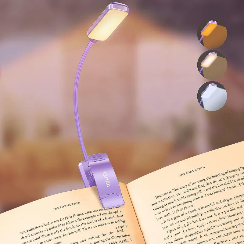 Rechargeable LED Book Light | Portable Reading Lamp