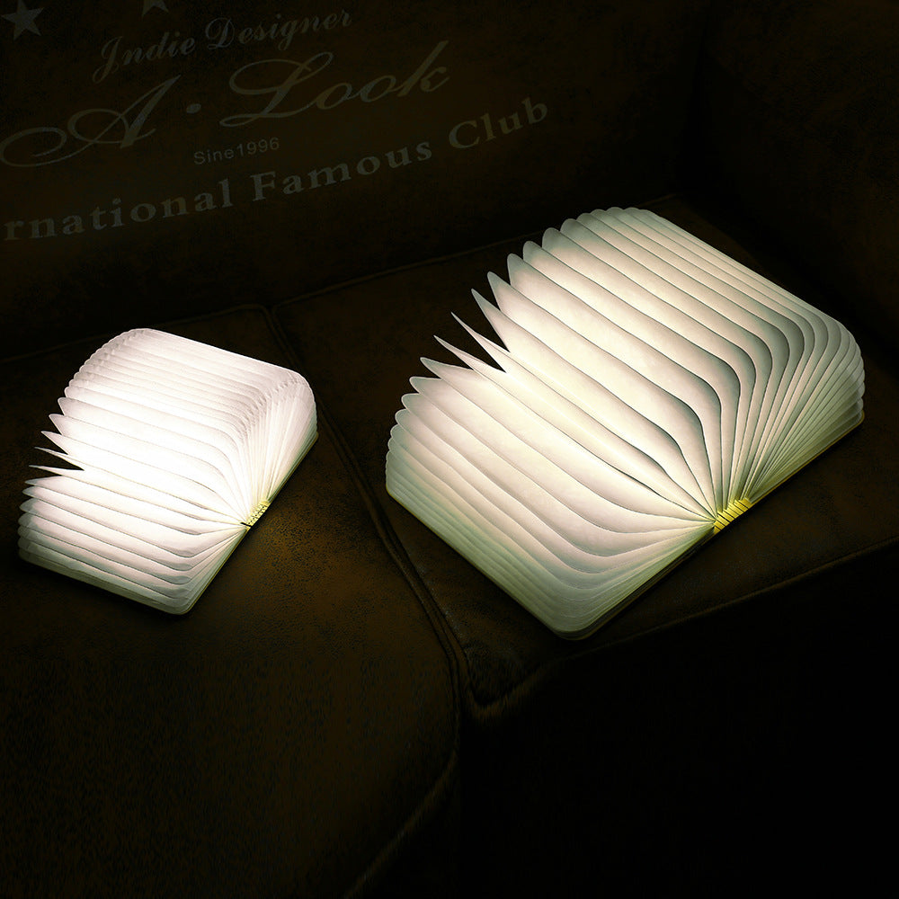 Foldable Book Lamp | Portable Book-Shaped Reading Light