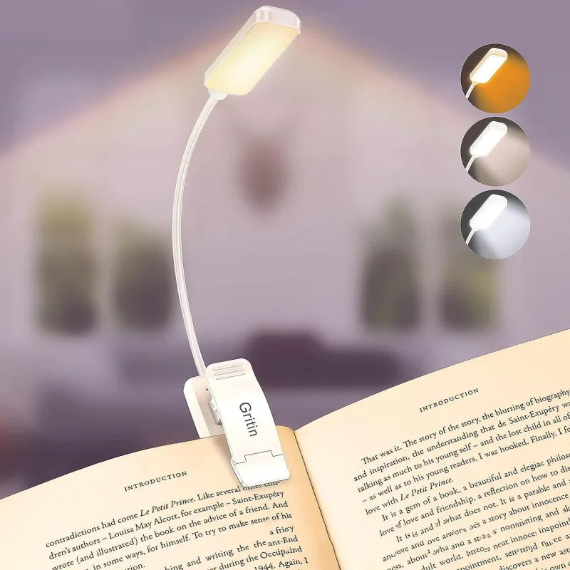 Rechargeable LED Book Light | Portable Reading Lamp