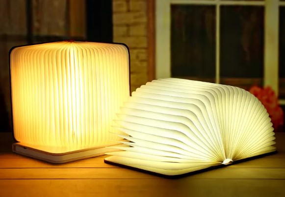 3D Foldable Rechargeable Book Light | Portable LED Reader