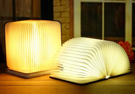 3D Foldable Rechargeable Book Light | Portable LED Reader