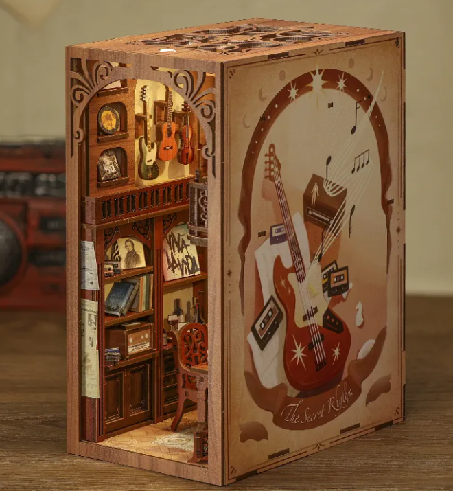 3D Book Stand Puzzle | Wooden DIY Reading Display