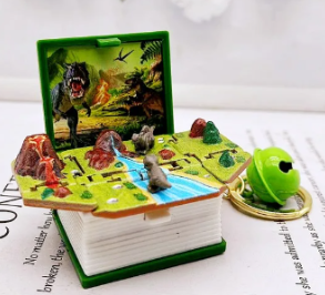 Pop-Up Book Keychain | Fun Novelty Book Lover Accessory