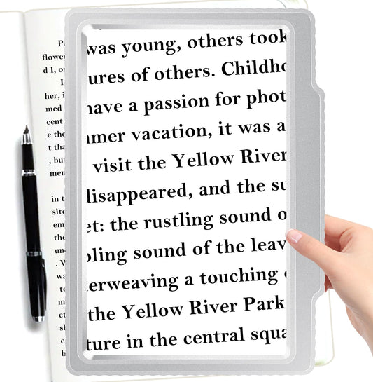 5X Reading Magnifying Glass – Large Print Reading Aid