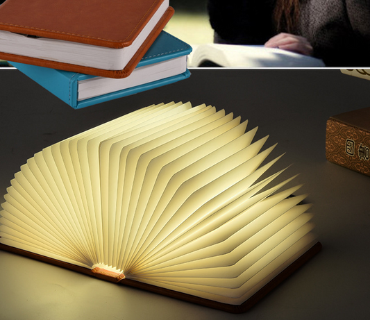 LED Book Night Light | Book-Shaped Light for Students