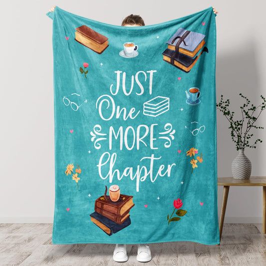 Book Lover Throw Blanket | Cozy Reading & Book Club Gift