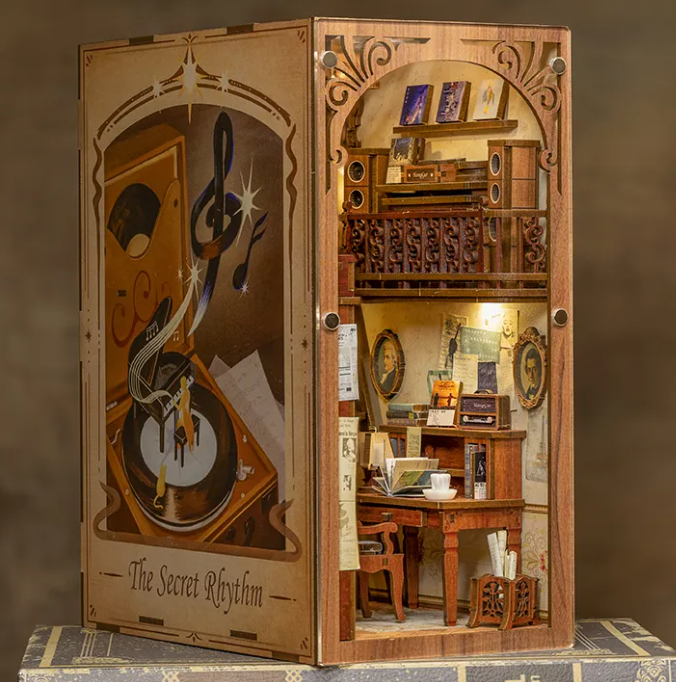 3D Book Stand Puzzle | Wooden DIY Reading Display