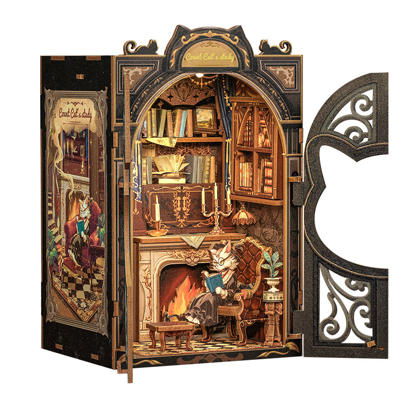 Miniature DIY Cottage Book Stand | Bookish Craft Project