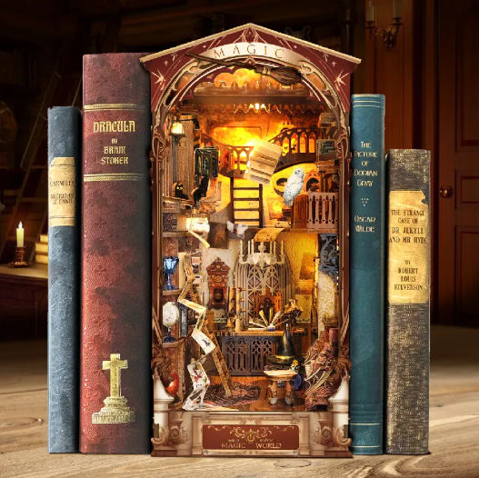 3D DIY Cottage Book Stand | Miniature Bookish Decor
