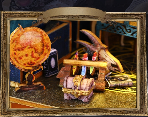Handmade 3D Cottage Book Stand | Cozy Bookshelf Display