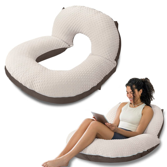 Reading Pillow | Cozy Bed Backrest for Reading