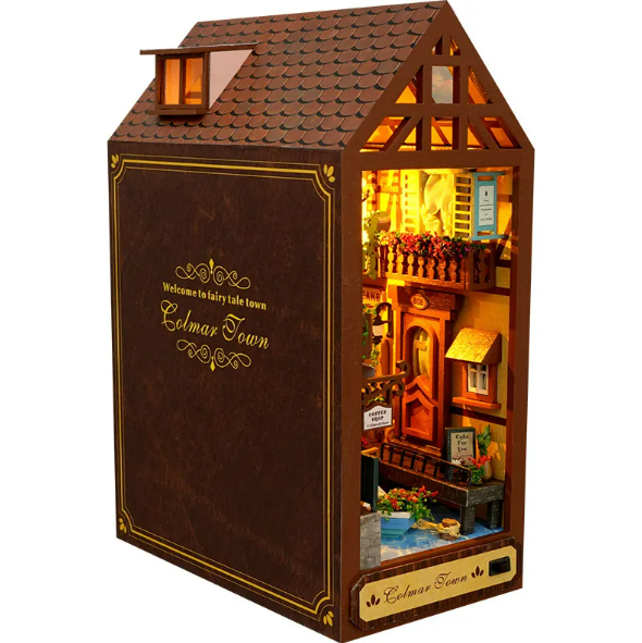DIY Cottage Book Stand | 3D Bookish Display Project