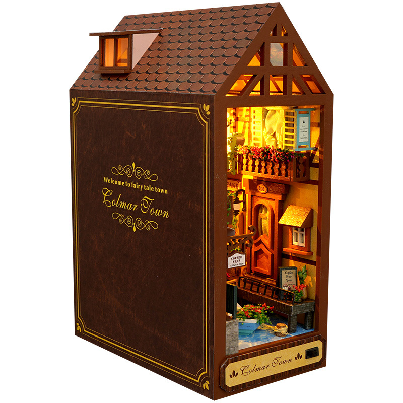 Handmade 3D Book Stand Model | Unique Bookshelf Display