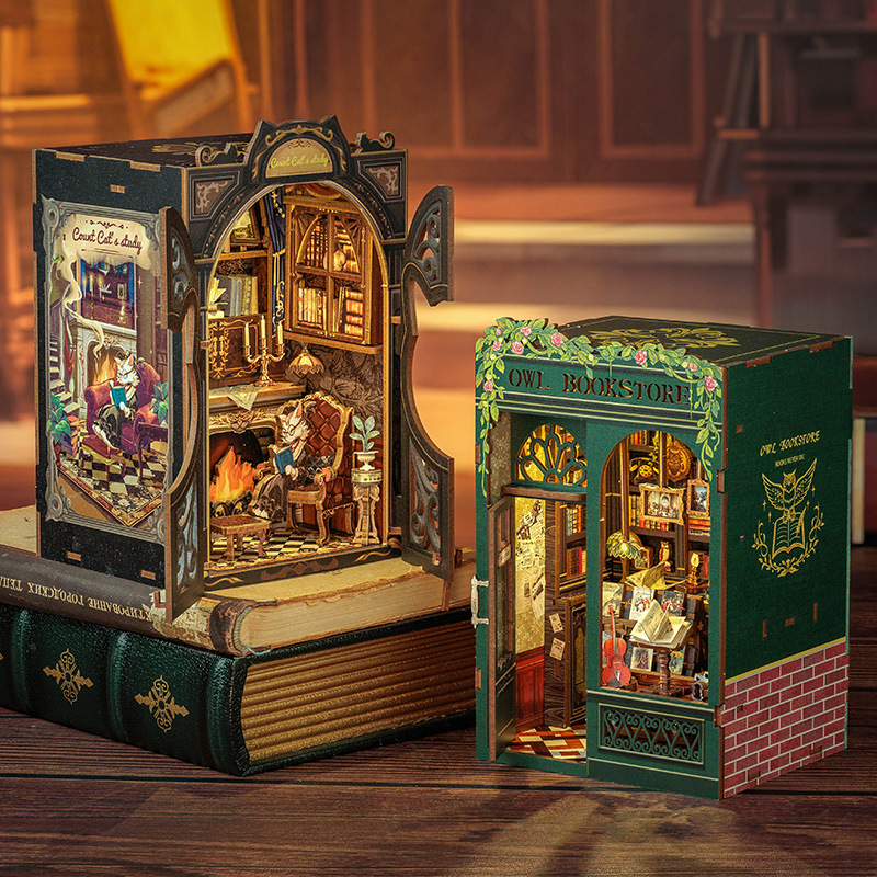 Miniature DIY Cottage Book Stand | Bookish Craft Project