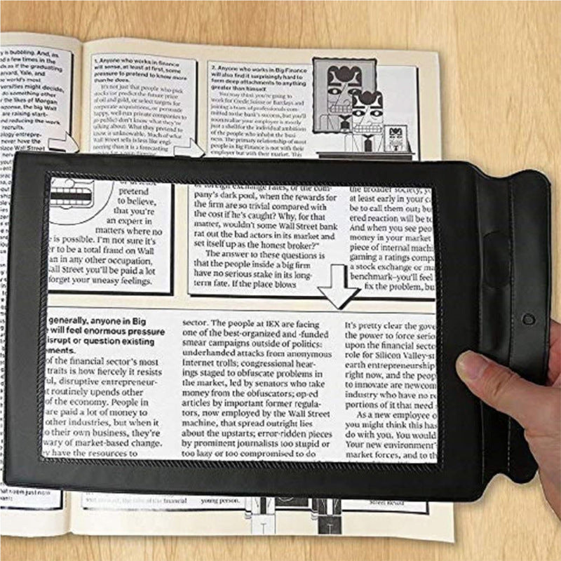 3X A4 Reading Magnifier | Large Page Magnifier for Books