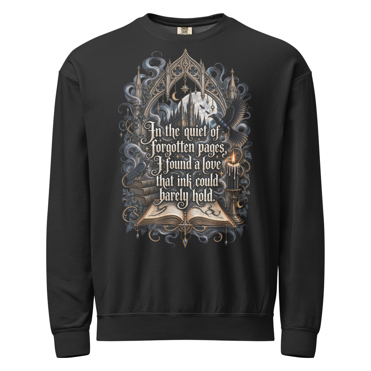 Forgotten Pages Gothic Bookish Sweatshirt