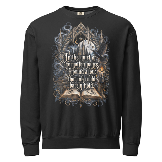 Forgotten Pages Gothic Bookish Sweatshirt