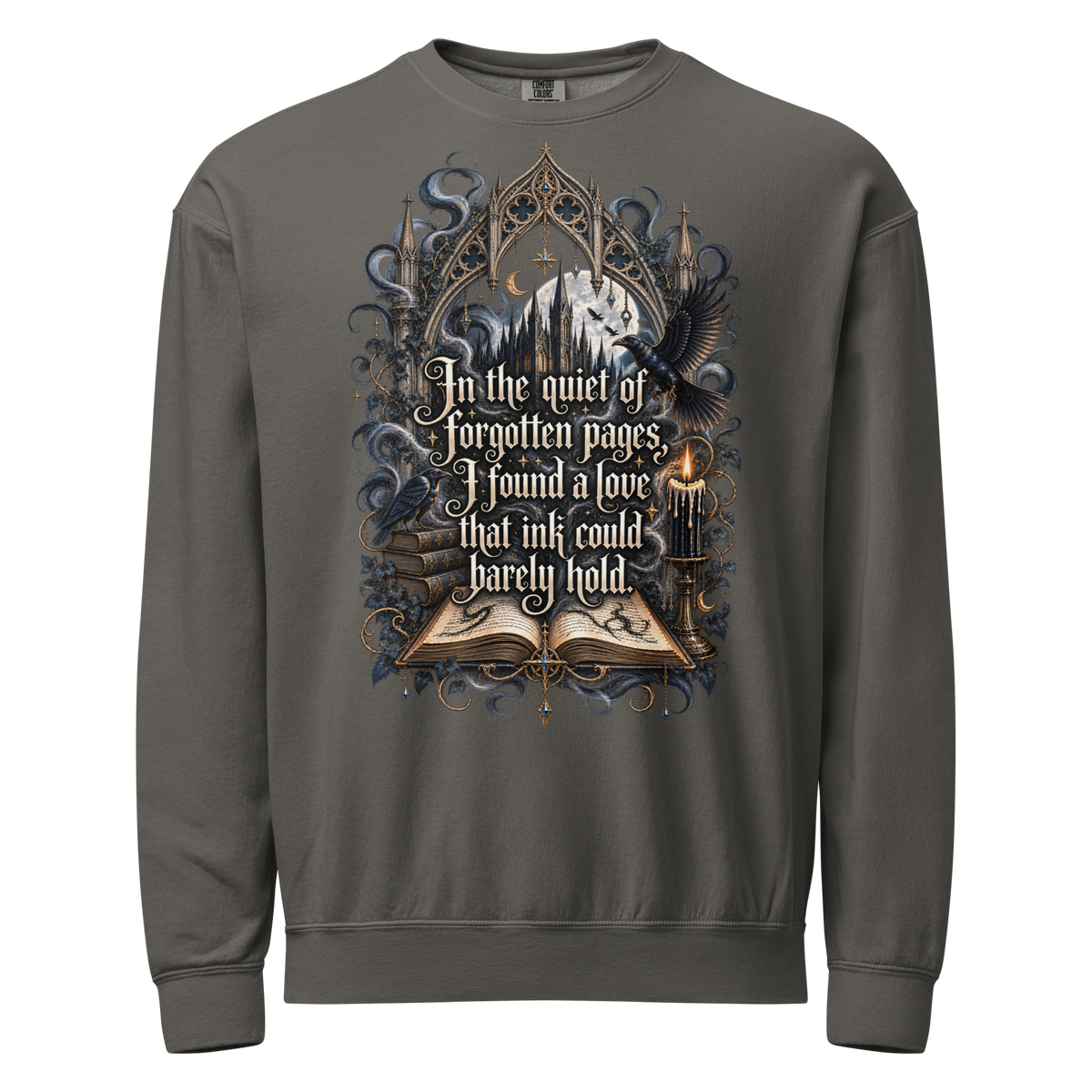 Forgotten Pages Gothic Bookish Sweatshirt