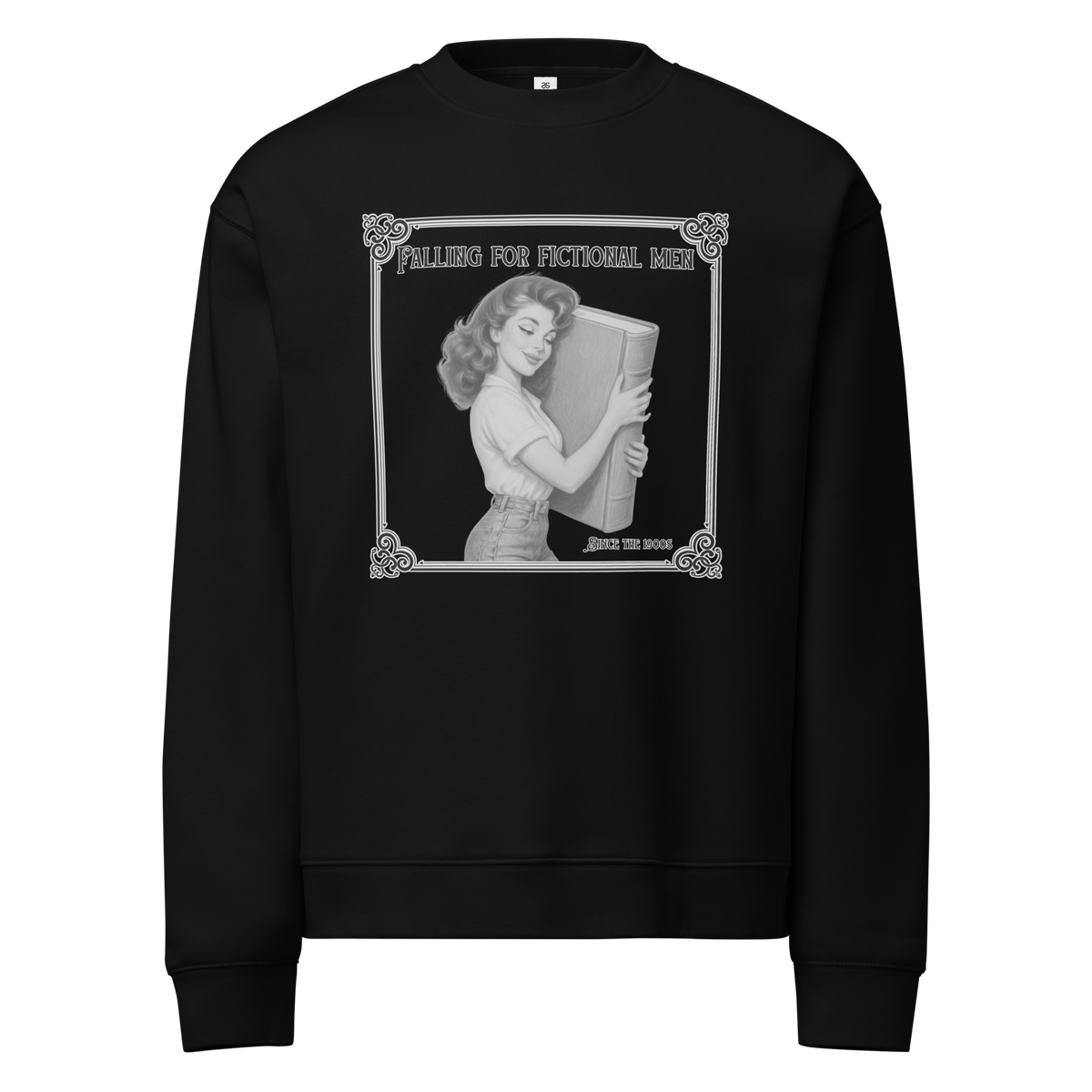 Falling for Fictional Men Bookish Sweatshirt | Relaxed Crewneck