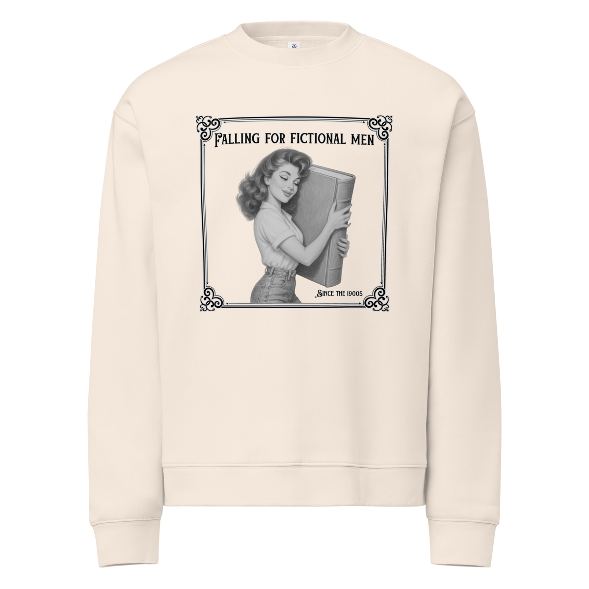 Falling for Fictional Men Bookish Sweatshirt | Relaxed Crewneck