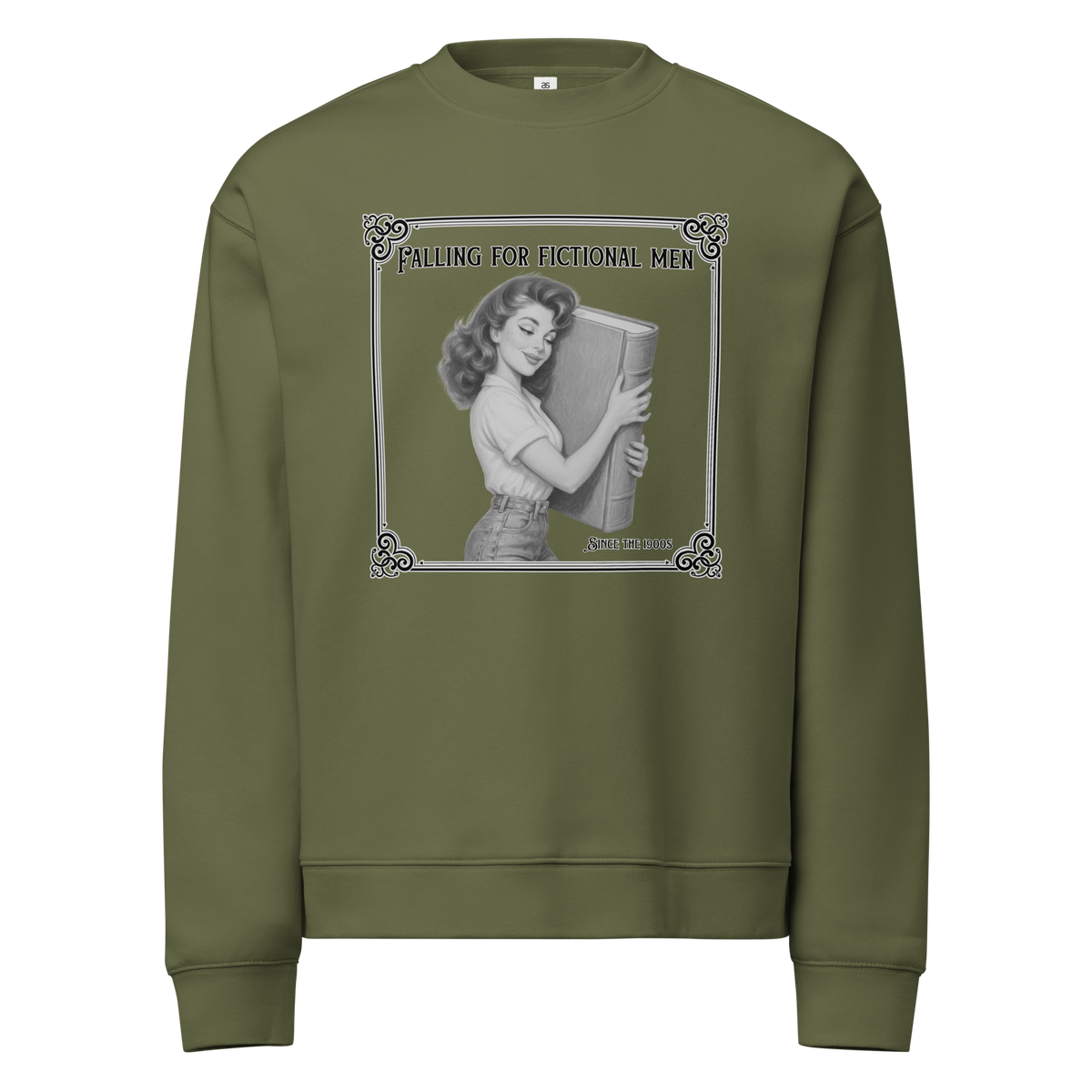Falling for Fictional Men Bookish Sweatshirt | Relaxed Crewneck