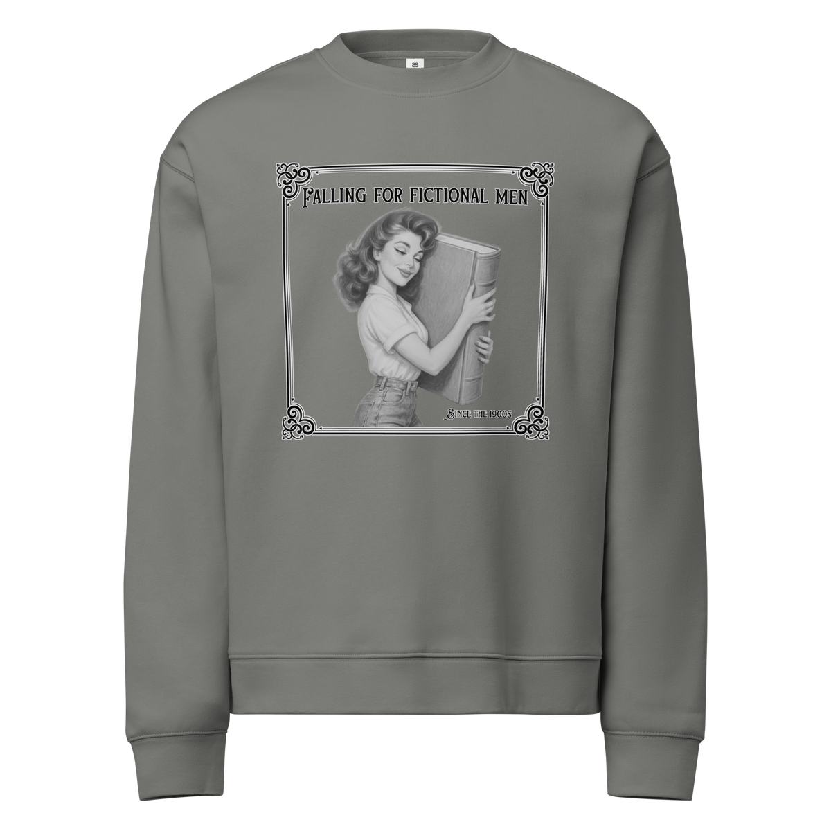 Falling for Fictional Men Bookish Sweatshirt | Relaxed Crewneck