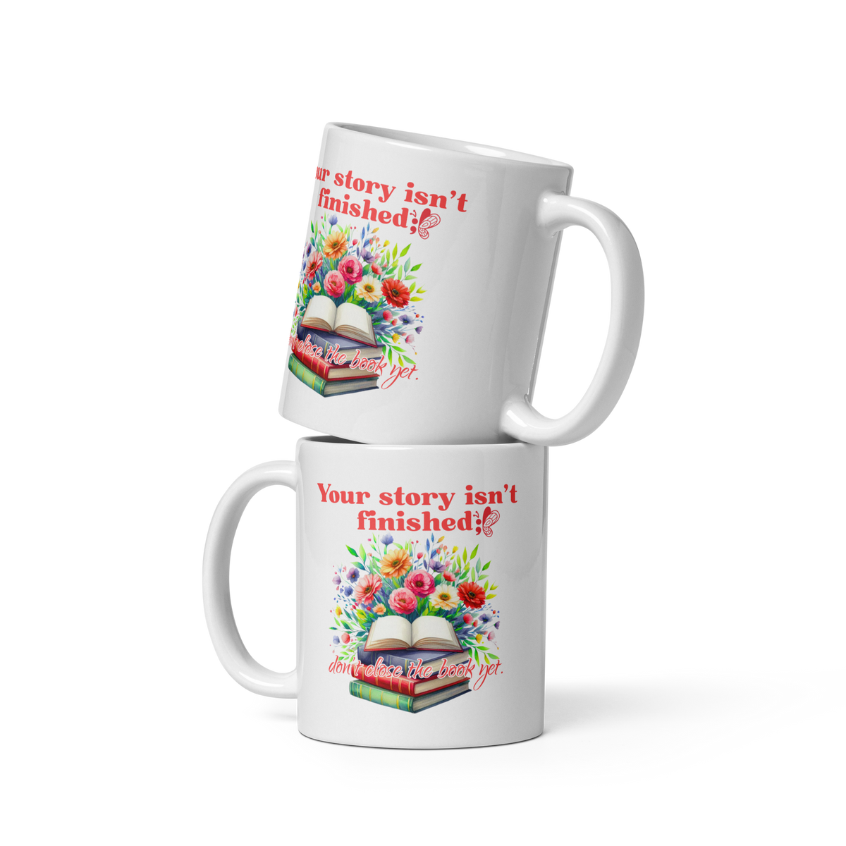 Your Story Isn't Finished Bookish Mug | Reader Gift
