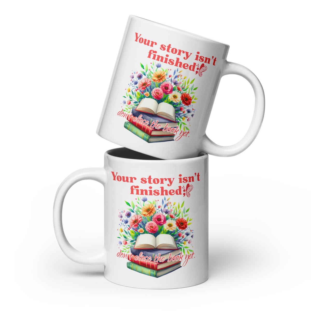 Your Story Isn't Finished Bookish Mug | Reader Gift